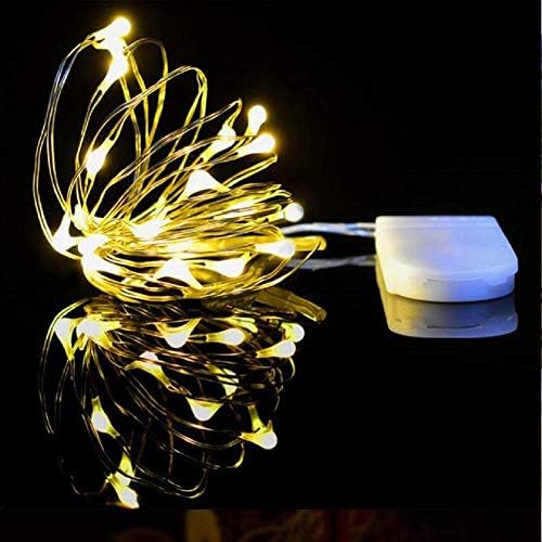 Engilen Fairy Lights 7.2 стапки 20 LED Bopper Wire жица светла Декоративни светла батерија оперирана за DIY Home, вазна, тегла,