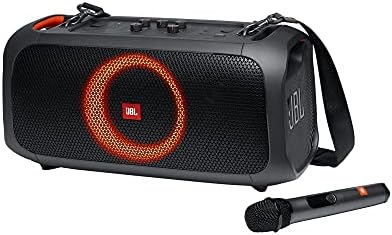 JBL Partybox On-The-Go моќен преносен звучник на Bluetooth Party со динамично светло шоу и мелодија 125TWS Вистински безжични слушалки во уво, мали