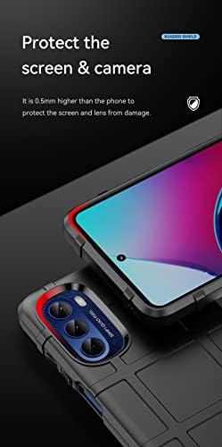Xinymany за Moto G Stylus 5G 2022 Case со заштита на екран Телефонски апсорпција на шок Телефонски случаи отпорни на влијанието