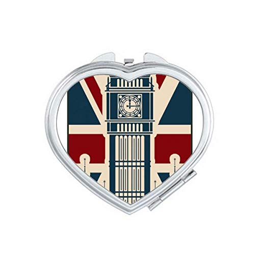 Лондон Биг Бен Унион, Jackек Обединетото Кралство Велика Британија, Огледало за патување Преносен рачен џеб шминка