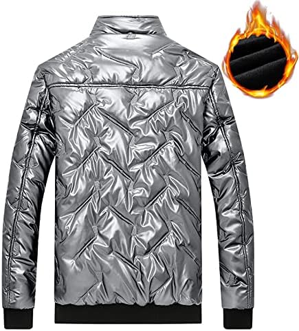 Есен јакна Човечки клуб плус големина со долга ракав модерен џеб јакни удобност густа цврста боја ветерно -качулка1