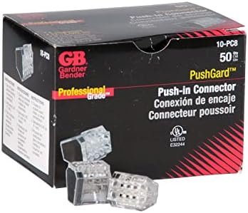 Gardner Bender 19-PC8 8-портокалски конектори за притискање, бело