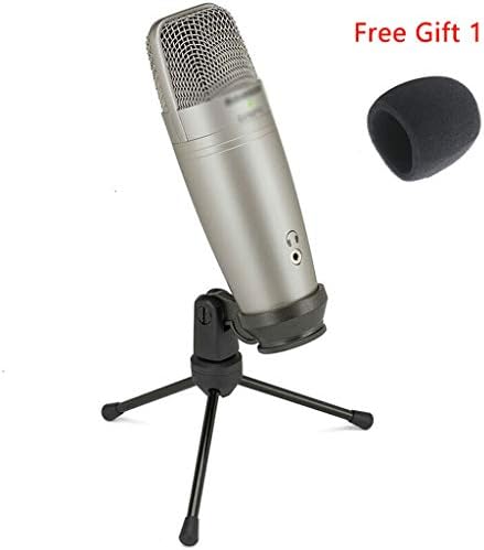 KXDFDC Микрофон Следење Во Реално Време Голем Дијафрагма Кондензатор Микрофон Приклучок &засилувач; Игра Стојат Голем Капацитет Микрофон
