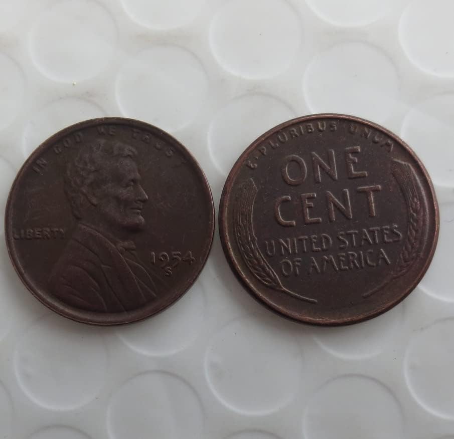 1954 Сад Линколн Цент Странски Копија Комеморативна Монета