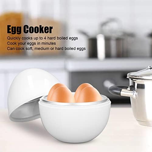 Тврдо варено јајце шпорет Хард варено јајце шпорет 4 јајца капацитет Компактен дизајн апс материјал јајце форма на јајце -форма на микробранова