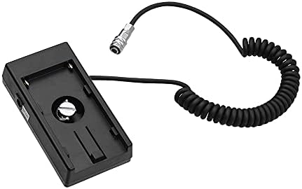 BlackMagic Cinema Camera BMPCC 4K Адаптер за напојување со напојување со пролетен кабел за Sony NP-F970 F750 F550 батерија
