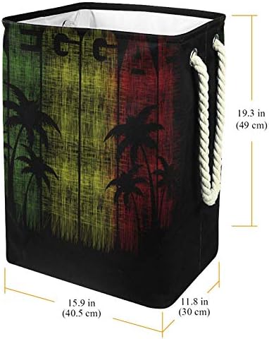 Unicey Reggae Palmle Siluette, со голема големина на алишта за складирање, палма за складирање за спална соба за бебиња расадник