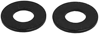 Aexit M3 x мијалници 7мм x 0,5 mm црн цинк обложен рамен мијалници растојанија рамни мијалници за прицврстување 200 парчиња