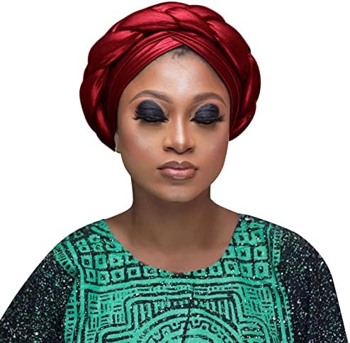 Завиткана глава за турбан за муслимански дами африкански жени со глава турбан пресврт за спиење на рак на рак за опаѓање на косата за опаѓање