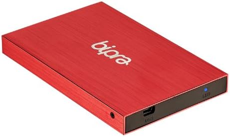 Bipra 320Gb 320 Gb 2.5 Инчен Надворешен Хард Диск Пренослив USB 2.0-Црвено-Fat32