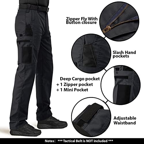 Тактички панталони за мажи Епов, отпорни на вода, карго панталони за мажи со повеќе џебови за работа за воени опстаноци на отворено