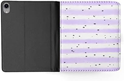 Purple Stripe Pattern 4 Flip Table Cast Cover за Apple iPad Mini