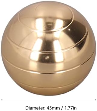 Gироскопска топката од декомпресија на Jiawu го ублажува стресот тешка декомпресија топка топка стоп спирала 1,77 дијаметар убаво луксузно