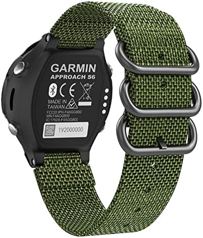 ILAZI 15mm Спорт Најлон Часовник Ремен За Garmin Пристап S6 Паметен Часовник ЗА Garmin Ferrunner 735XT/220/230/235/620/630 Гледајте Бенд