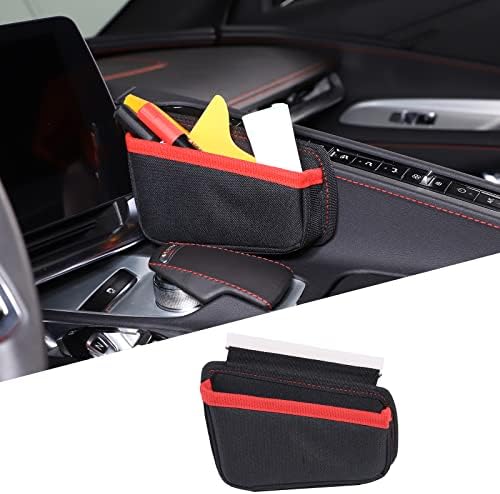 CGTagtal Center Console Console Side Storage Fit for Chevrolet Corvette C8 2020 2021 2022 2023, Co-пилот центар конзола за закачување