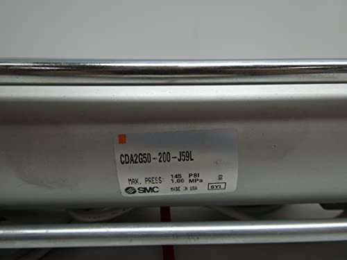 SMC CDA2G50-200-J59L Двојно дејство на пневматски цилиндер 50мм 200мм 145psi