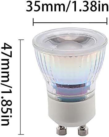 GU11 MR11 LED Сијалица 3W COB Рефлектор 21w Халогени Сијалица Еквивалент 38° Агол Зрак Мала Сијалица За Пејзаж Ѕид Светилка Вдлабнати Песна Осветлување,