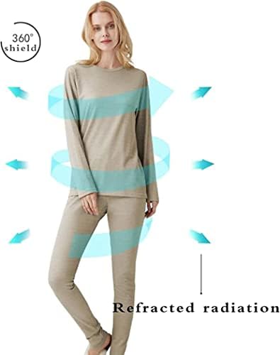 Дарзис ЕМФ анти-рапна облека за заштита од облека од зрачење на влакна d39; Сребрена, костум за заштита на зрачење за бремени жени