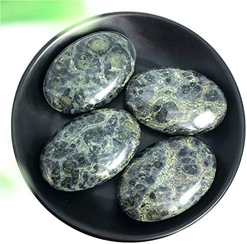 Лаалид XN216 1pc природен паун кристал за очите кристална масажа на дланка Полиран камен заздравување подарок природни камења и минерали