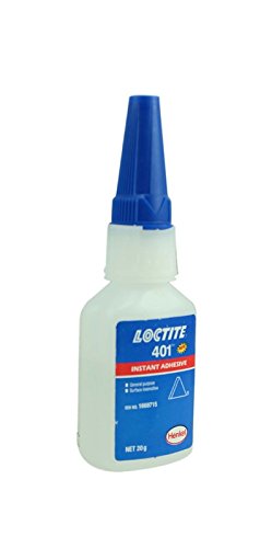 12x- Loctite 401 Површински нечувствително инстант лепило - 20G - стапчиња метал, гума, керамичка општа намена. Ниска вискозност. Идеално за