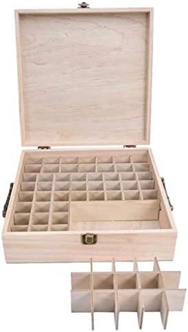 ИРДФВХ Мрежи Дрвена Кутија За Складирање Есенцијално Масло Кутија За Организатор На Шишиња Со Есенцијално Масло