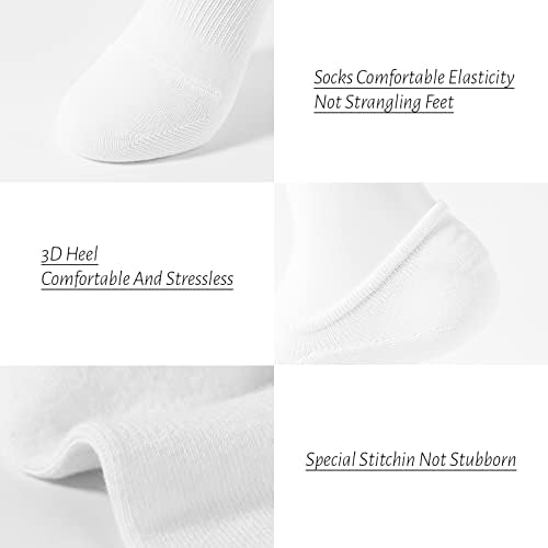 ИДЕГ Без Шоу Чорапи Мажи Ниско Намалување На Глуждот Кратки Чорапи За Мажи Обични Атлетски Чорапи Со Нелизгачки Зафат