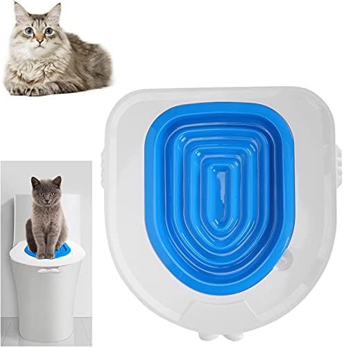 КОМПЛЕТ ЗА Обука ЗА Тоалет ЗА Мачки ГЛОГЛОУ, 5 парчиња Алатка За Обука За Тоалет За Мачки Миленичиња Тренер За Тоалетни Седишта За