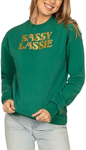 Tipsy Elves Sweatshirts за жени на Свети Патрик - уникатни и забавни женски џемпери на пуловер