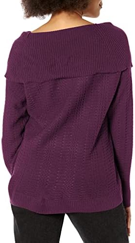 Тешкиот текст на женски тешки текст на Калвин Клајн удобен џемпер за дишење со долг ракав
