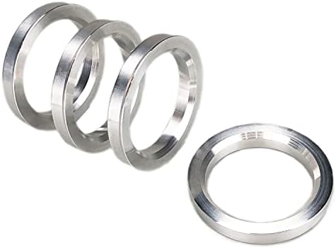 Центрични прстени со 4PC тркала Центрични прстени 56.1 до 73.1 OD = 73.1mm ID = 56.1mm - алуминиумски легури на легури 73,1 до 56.1