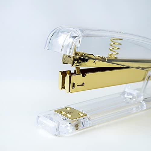 NC Транспарентен пластичен степлер Тухао злато злато од роза и домашен столб Златно