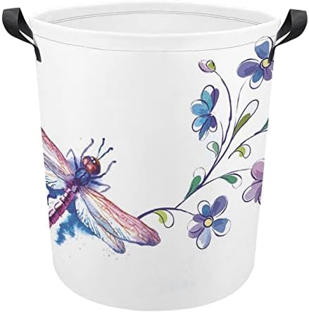ФОДУОДУО КОША РАБОТА Акварела Бубачка Пеперутка како молец со гранка Ајви цвеќиња, алишта за перење со рачки што се преклопуваат, ја спречуваат