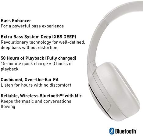 Panasonic RB-M300B длабоки бас безжични Bluetooth потопени слушалки со Deep XBS и зголемување на басот, RB-M300B-C