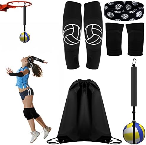 5 парчиња опрема за обука за одбојка за одбојка за одбојка за одбојка, одбојка за одбојка тренер одбојка рака ракави на колена