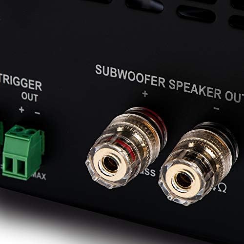 OSD Audio SMP1000 Mono 1000W Class D Subvoofer Amplifier w/DSP Контрола на апликацијата, LED екран