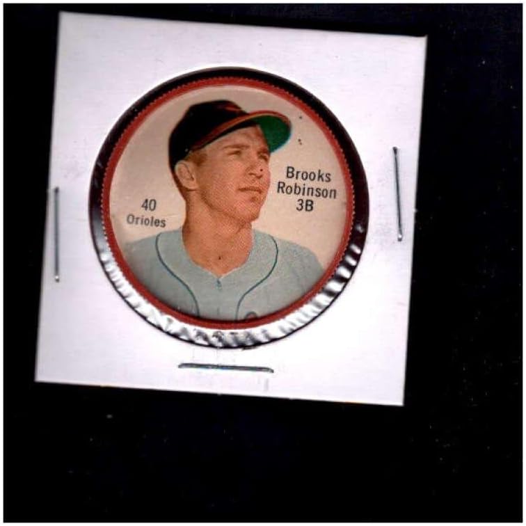 40 Брукс Робинсон Хоф - 1962 Салада монети Бејзбол картички оценети NM - MLB Photomints и монети