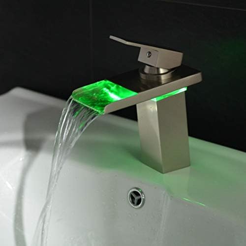 Контролирана температура на вода за вода во вода, контролирана 3 бои бања тапа за водопади од бања, допрете