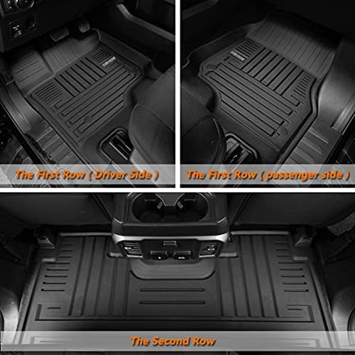 Кејог автомобил подни душеци црна TPE Специјална целосна временска автомобилска душек додатоци за внатрешни работи вклучува 1-ви и 2-ри