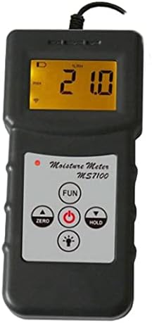 CNYST дигитален мерач на мерач на влага за влага од дрво со мерење на точност од 0 до 80% на дисплејот 0.1 за мерка на содржината на влага во производи