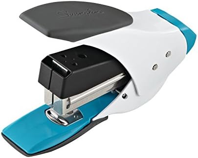 Swingline Stapler, SmartTouch Desktop Stapler, намален напор, 25 листови, целосна лента, сребрена/сива боја