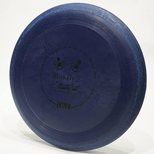 DGA Blowfly II 2 Gummy/Flexible Putter & Access Golf Disc, Изберете боја/тежина [Печат и точна боја може да варираат] сина 173-174 грама