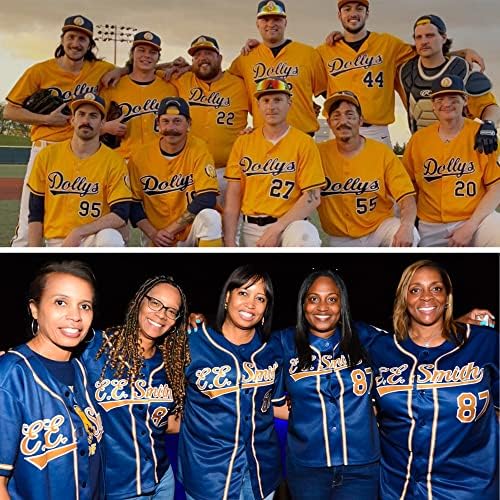 Обичен градиент Бејзбол Jerseyерси зашиен/печатен персонализиран тим Име Број на спортска униформа за мажи жени млади