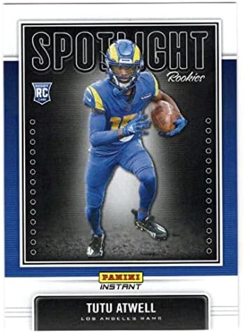 Tutu Atwell RC 2021 Panini Instant Spotlight Rookie /841B18 Rams Cond NFL фудбал