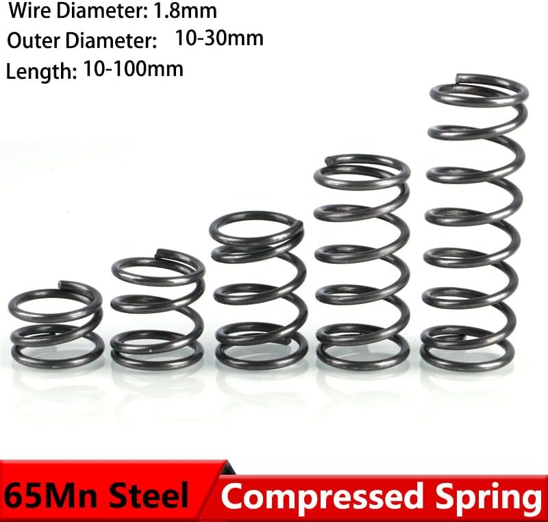 Хенкиз амортизивен притисок за враќање на притисокот, цилиндричен компресиран пролет компресиран дијаметар од челична жица од 65 мн