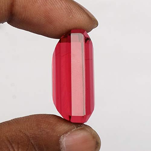 Реални геми 106,25 КТ розови турмалински смарагдно лековити кристал