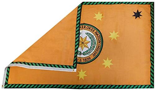 Американска Суперсторница На Големо Чироки Нација Оригинални 100д Ткаени Поли Најлон 3х5 3' х5 ' Знаме Банер Громети