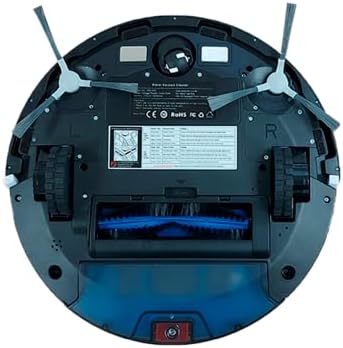 Глобална електроника роботска вакуум чистач V6S Wi-Fi поврзана со паметно мапирање компатибилен со Alexa и Google Home Assistant Blue