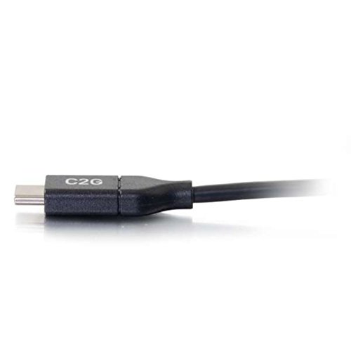 C2G USB Кабел, USB 2.0 Кабел, USB C До C Кабел, Црна, 3 Стапки, Кабли Да Одат 28827