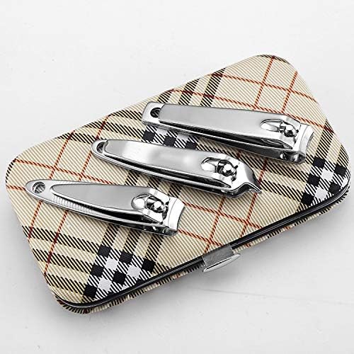Cysue 12 PCS Manicure Set Tool Multi-Function Nail Tool Tool Tialy Steel Trim Trim Nail Clippers ножици за пинцети алатка за пинцети