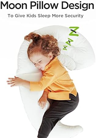 Choce Chick 2 парчиња перница за мали деца, мачка месечина во форма на мека дете прегратка деца со спиење перница, органска